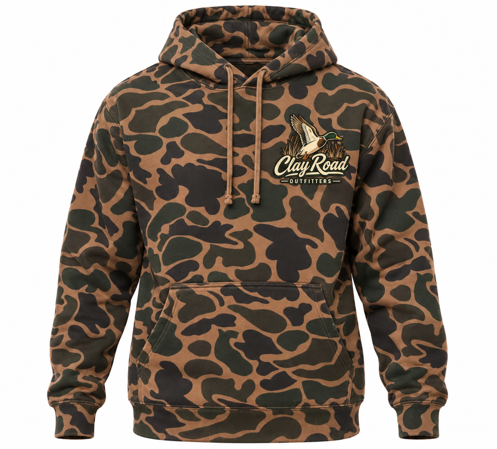 Old School Camo Hoodie – Clay Road Outfitters