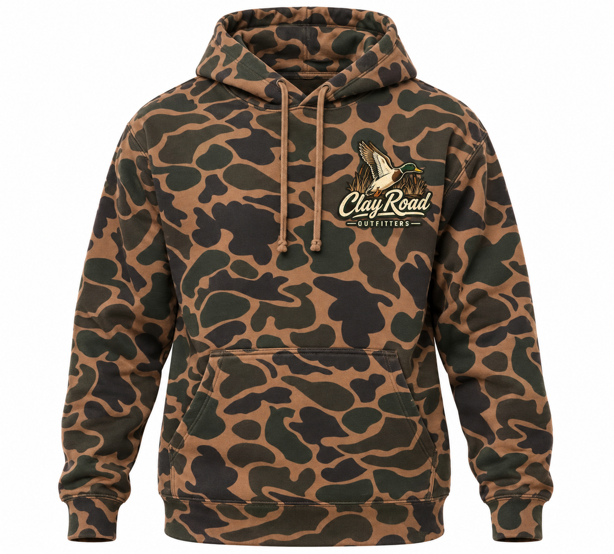 Old School Camo Hoodie – Clay Road Outfitters