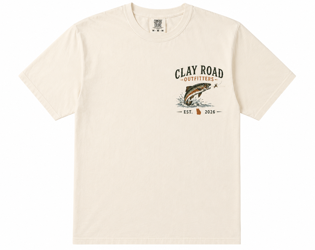 Clay Road Outfitters Vintage Trout Tee