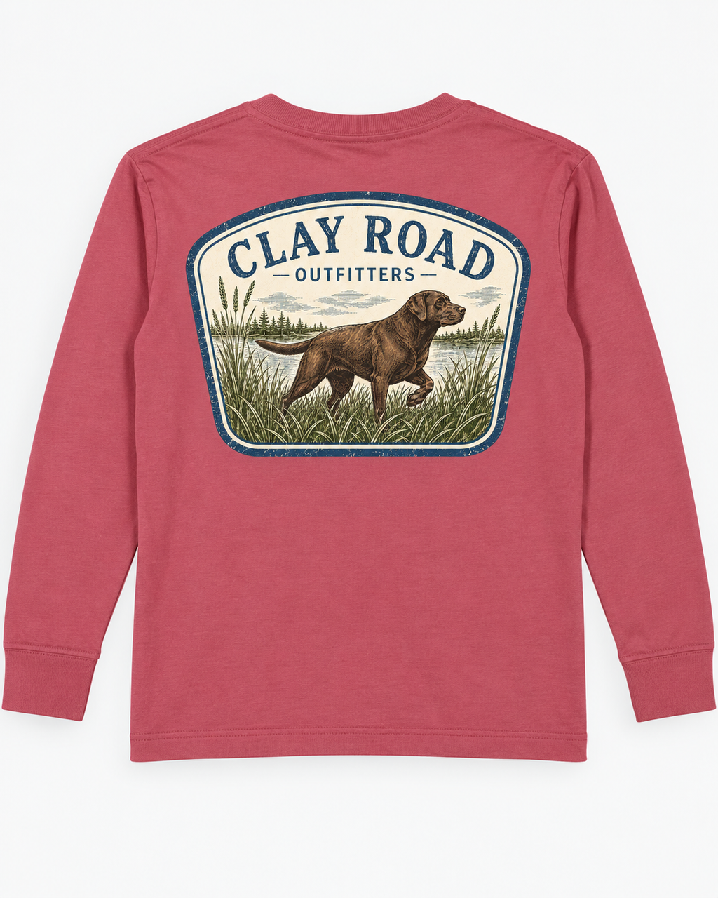 Clay Road Youth Long Sleeve Shirt
