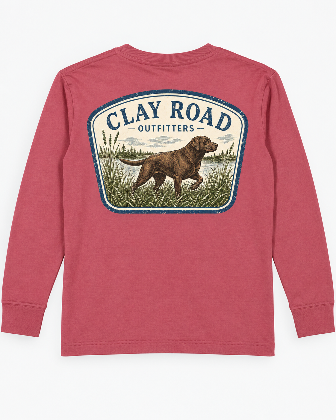 Clay Road Youth Long Sleeve Shirt