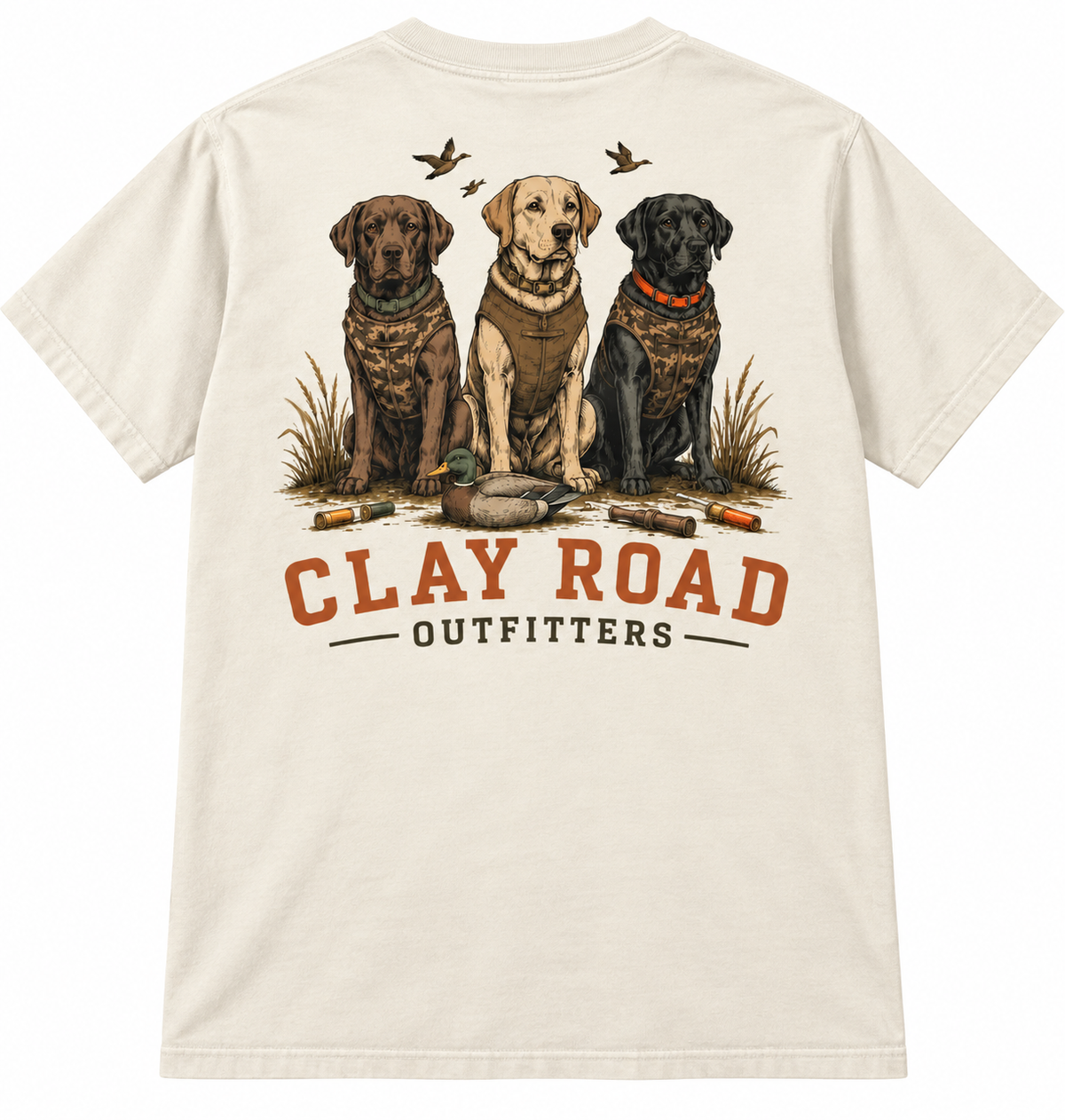 Clay Road Retriever Trio Tee
