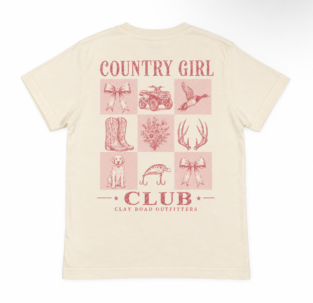 Clay Road Country Girl Club Tee