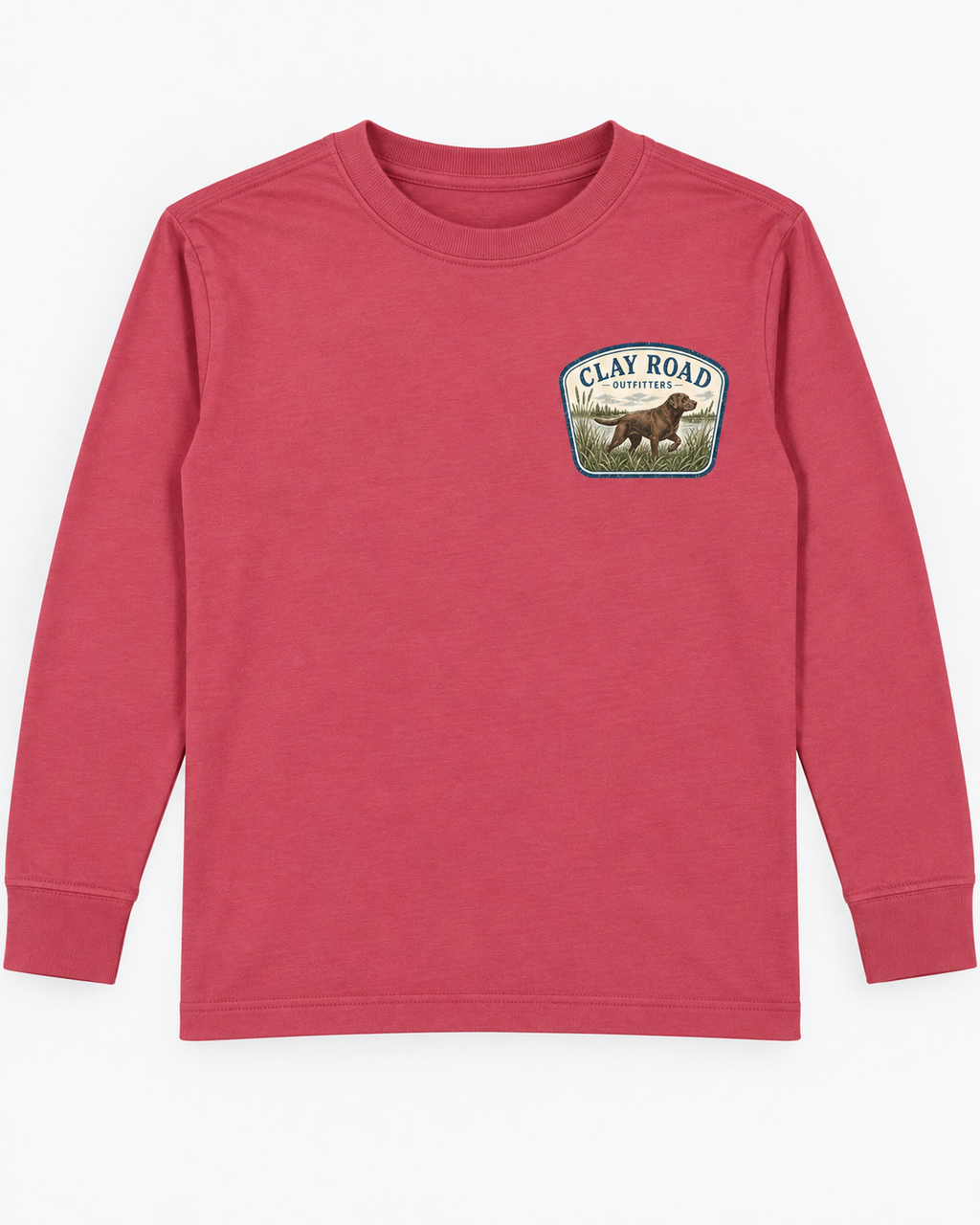 Clay Road Youth Long Sleeve Shirt