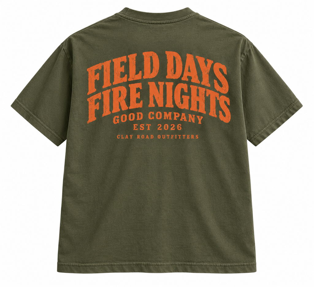 Clay Road Field Days, Fire Nights Tee